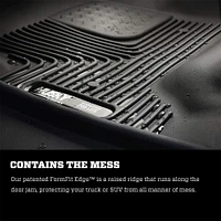 Husky Liners X-Act Contour Front & 2nd Seat Floor Liners - Black | Electronic Express