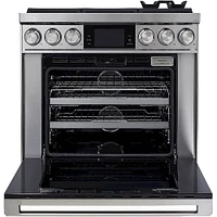 Dacor 4.8 Cu. Ft. Contemporary Series Stainless Freestanding Dual Fuel Range | Electronic Express