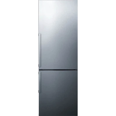 Summit 11.1 Cu. Ft. Stainless Steel Bottom Freezer Counter Depth Refrigerator  | Electronic Express