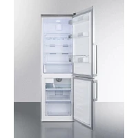 Summit 11.1 Cu. Ft. Stainless Steel Bottom Freezer Counter Depth Refrigerator  | Electronic Express