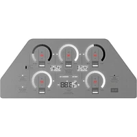 Monogram 36 inch Silver 5 Burner Induction Cooktop | Electronic Express
