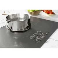 Monogram 36 inch Silver 5 Burner Induction Cooktop | Electronic Express