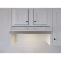 Zephyr 36 inch Core Series Breeze Stainless Under Cabinet Range Hood | Electronic Express