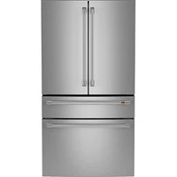 Cafe 28.7 Cu. Ft. Stainless Steel French Door Smart Refrigerator | Electronic Express