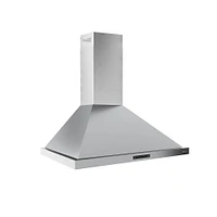 Zephyr 30 inch Ombra Stainless Wall Mount Chimney Range Hood | Electronic Express