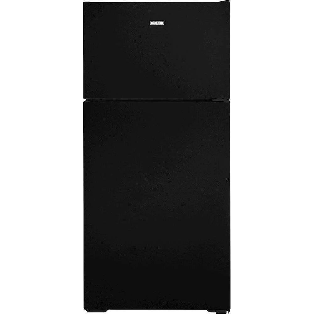 Hotpoint 15.6 Cu. Ft. Black Top Freezer Refrigerator | Electronic Express