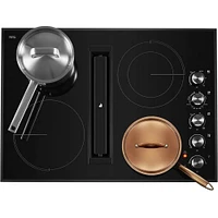 Jenn-Air 30 inch 4 Burner Black Built-In Electric Cooktop | Electronic Express