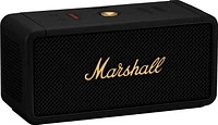 Marshall Middleton Bluetooth Portable Speaker - Black/Brass | Electronic Express