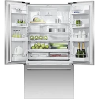 Fisher & Paykel 20.1 Cu. Ft. Stainless Steel French Door Refrigerator | Electronic Express