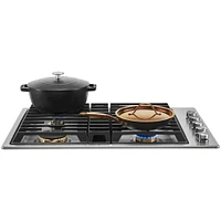 Jenn-Air 30 inch JX3 Stainless 4-Burner Built-In Gas Cooktop | Electronic Express