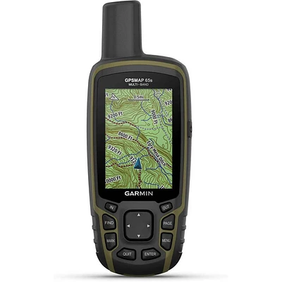 Garmin 65s Multi Band Handheld Hiking GPS | Electronic Express
