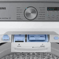 Samsung 5.2 Cu. Ft. White Large Capacity Top Load Washer | Electronic Express