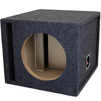 King Boxes 12 inch S12V Single Ported Subwoofer Enclosure | Electronic Express