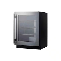 Summit 3.25 Cu. Ft. Stainless Steel Built-In Beverage Center | Electronic Express