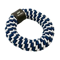 Tall Tails 9 inch Braided Ring Toy - Navy | Electronic Express