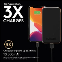 Duracell Charge10 10,000mAh PD Power Bank | Electronic Express