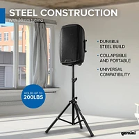 Gemini Heavy Duty Professional Speaker Stand | Electronic Express