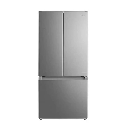 Midea 18.4 Cu. Ft. Stainless Steel Counter-Depth French Door Bottom Freezer Refrigerator | Electronic Express