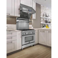Forno 4.32 Cu. Ft. Stainless Steel Freestanding Dual Fuel Range | Electronic Express