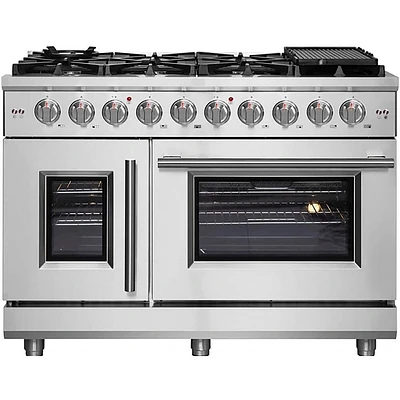 Forno 6.58 Cu. Ft. Stainless Steel Gas Slide-In Range | Electronic Express