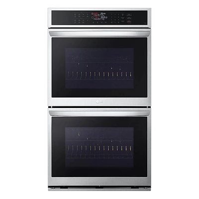 LG 30 inch Stainless Steel Smart Convection Double Wall Oven | Electronic Express