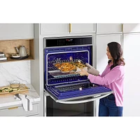 LG 30 inch Stainless Steel Smart Convection Double Wall Oven | Electronic Express