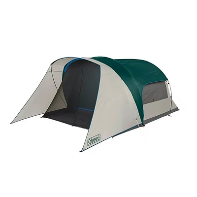 Coleman 6-Person Cabin Tent with Screened Porch - Evergreen | Electronic Express