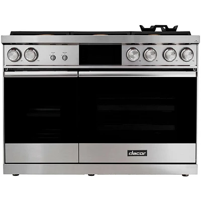 Dacor 6.6 Cu. Ft. Stainless Steel Dual Fuel Freestanding Range | Electronic Express