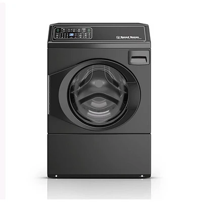 Speed Queen 3.5 Cu. Ft. Black Front Load Washer with Pet Plus | Electronic Express