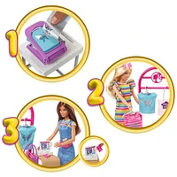 Mattel Barbie Make & Sell Boutique Playset With Brunette Doll | Electronic Express