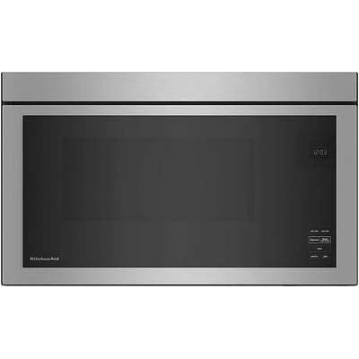 KitchenAid 1.1 Cu. Ft. Stainless Over-The-Range Microwave with Flush Built-In Design | Electronic Express