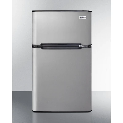 Summit 3.2 Cu. Ft. Stainless Steel Compact Refrigerator | Electronic Express