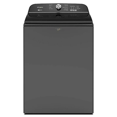 Whirlpool 5.3 Cu. Ft. Volcano Black HE Top Load Washer | Electronic Express