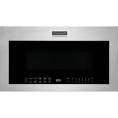 Frigidaire Professional 1.9 Cu. Ft. Smudge-Proof Stainless Over-The-Range Microwave with Air Fry | Electronic Express