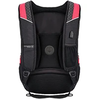 Swissdigital 16 Inch Travel Backpack - Red/Black | Electronic Express