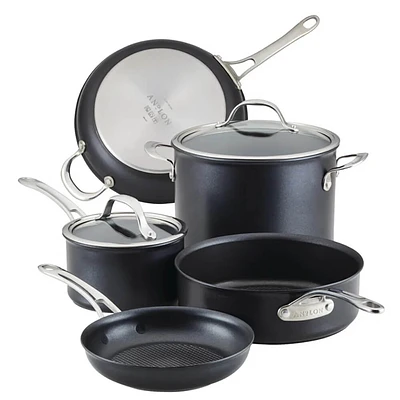 Anolon 7-Piece Hybrid Nonstick Cookware Set | Electronic Express