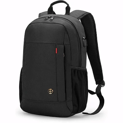 Swissdigital Arbon RFID Blocker Backpack - Black | Electronic Express