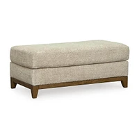 Ashley Signature Design Parklynn Fabric Ottoman | Electronic Express