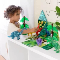 Magna-Tiles Dino World XL 50-Piece Set | Electronic Express