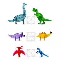 Magna-Tiles Dino World XL 50-Piece Set | Electronic Express