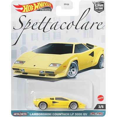 Mattel Hot Wheels Premium Car Culture Spettacolare Lamborghini Countach LP 5000 QV | Electronic Express