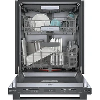 Bosch 42 dBA Stainless Steel Top Control Smart Dishwasher | Electronic Express