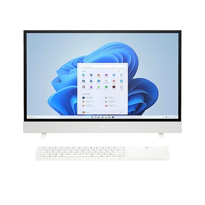 HP 23.8 Inch Envy Move All-In-One Desktop - White | Electronic Express
