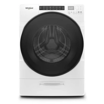 Whirlpool 4.5 Cu. Ft. White Front Load All-In-One Washer/Dryer Combo | Electronic Express