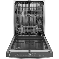 GE 45 dBA Stainless Steel Top Control Dishwasher with 3rd Rack | Electronic Express