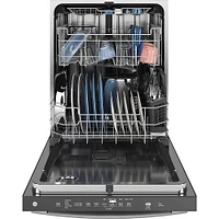 GE 45 dBA Stainless Steel Top Control Dishwasher with 3rd Rack | Electronic Express