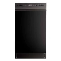 Midea 52 dBA Compact Front Control Dishwasher | Electronic Express