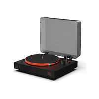 JBL Spinner Bluetooth Turntable - Black/Orange | Electronic Express