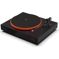 JBL Spinner Bluetooth Turntable - Black/Orange | Electronic Express