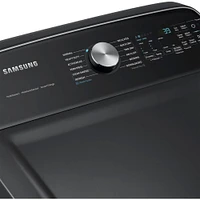 Samsung 7.4 Cu. Ft. Brushed Black Front Load Smart Gas Dryer | Electronic Express